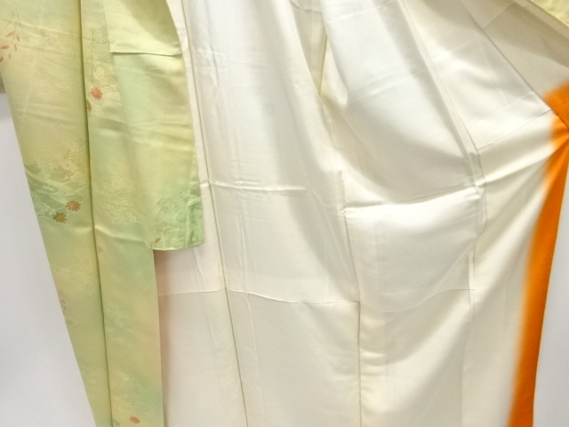  草花模様小紋着物